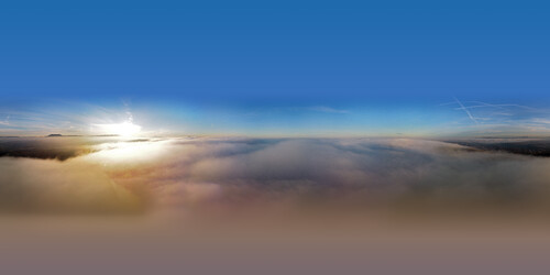 Над домом. Над туманом