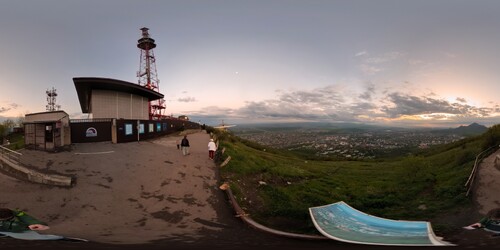 На вершине горы Машук